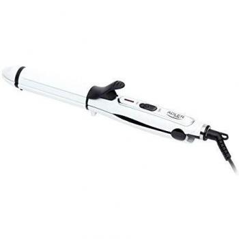 Adler AD 2104 2-in-1 Ceramic Hair Straightener and Curler, Fast Heating, Professional Styling Tool, 50W, White