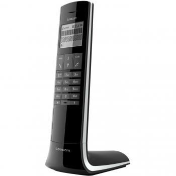 Teléfono Inalámbrico Logicom Luxia 150 con Identificador de Llamadas DECT/GAP - Negro y Gris