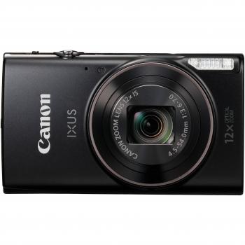 Canon IXUS 285 HS Compact Digital Camera with 20.2 MP, CMOS Sensor, 12x Optical Zoom, and 3-Inch LCD Screen - Black (Model:1076C007)