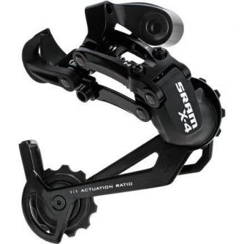 SRAM 00.7515.033.000 Cambio Trasero X4, Caja Larga, Negro, Unisex, Estándar