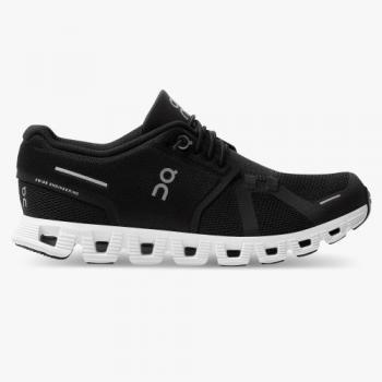 On Cloud 5 Women's Low-Top Sneakers - Black/White