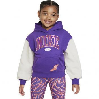 Sudadera Nike con capucha para niña en color morado