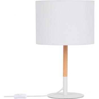 Lámpara de Mesa Silinda Gris con Diseño Elegante y Acabados de Calidad