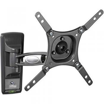 Vivanco 37986 Soporte Inclinado Giratorio Articulado para Pared TV/Monitor/LED, hasta 43 75x75, 200x200, Gris