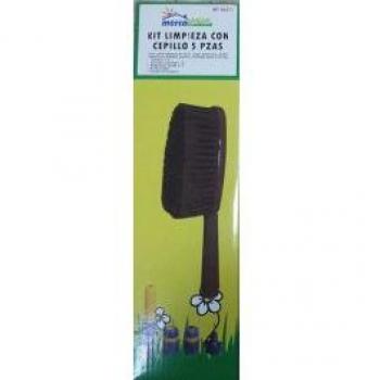 Kit de Limpieza Profunda con Cepillo Ultrasuave y Conexión Rápida para Mangueras