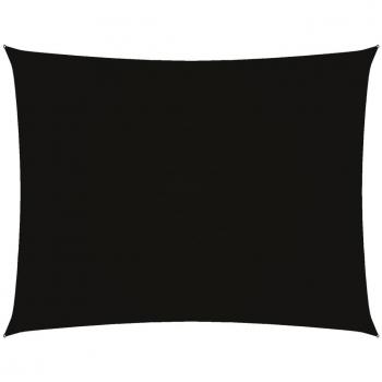 vidaXL Sunshade Sail Oxford Fabric Rectangular 3x4.5 m Black