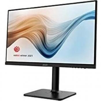 MSI Modern MD241PDE 23.8 Full HD LCD Monitor - 60Hz, Height Adjustment, HDMI, Black