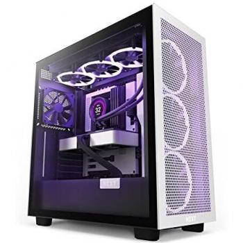 Nzxt H7 Flow - Caja PC Gaming Semitorre ATX - Panel Frontal E/S Puerto USBde Tipo C - Montaje Vertical