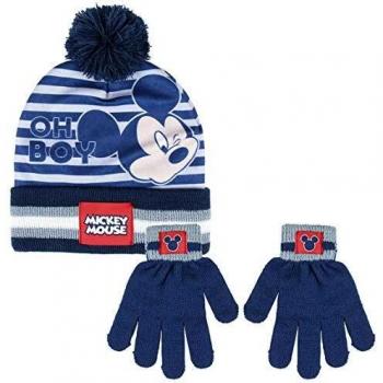 Conjunto gorro guantes Mickey Disney