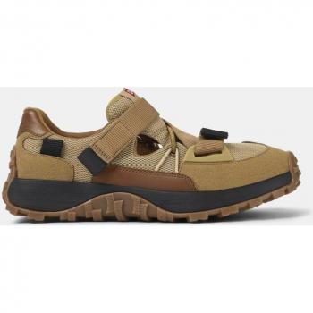 CAMPER Drift Trail Sneakers for Men in Beige/Brown, Size 40, Cotton Fabric