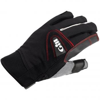 2017 Gill Championship Short Finger Sailing Gloves Black 7242 Size - - XS