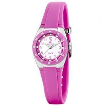 Calypso Watches K6043 - Reloj Analógico de Cuarzo para Mujer, Correa de Plástico Color Rosa
