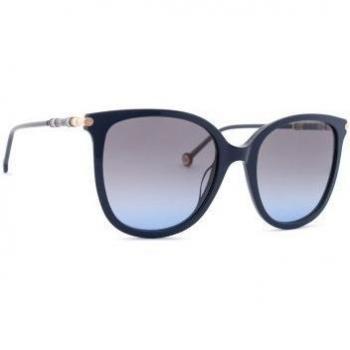 Carolina Herrera CH 0023/S PJP GB 55 Women's Sunglasses, Blue, Size: 55 MM