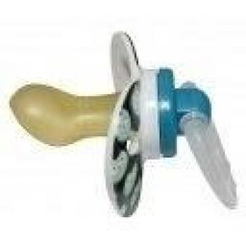Tigex 80602093 - Pack de 2 chupetes de látex fisiológicos, diseño de búhos