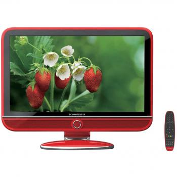 Schneider TV Led 32 LED32RED Feeling´s, FHD, USB, 3 hdmi, dvb-t, Rojo, scart + VGA + a/v Input, 89º