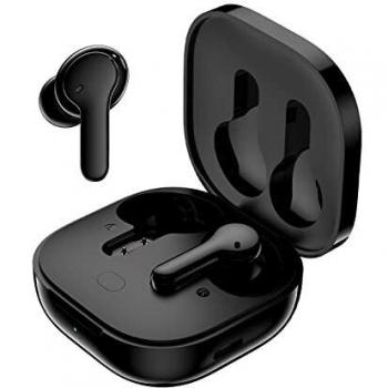 Auriculares Bluetooth, QCY T13 Auriculares Inalámbricos Bluetooth 5.1 con Cancelación de Ruido con 4 Micrófonos Incorporados, IPX5 Impermeable, Negro