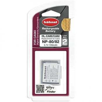 Hähnel HL-CA80 - Batería Li-Ion para Casio NP-80, 3.7V, 720mAh