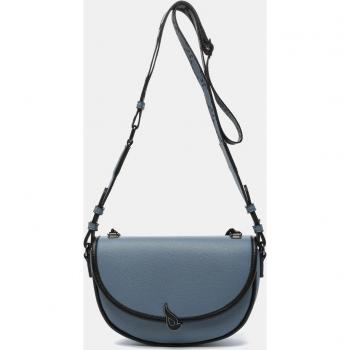 Bandolera Abbacino Wonderland Azul - Elegante bolso de mujer en forma de media luna, fabricado con materiales reciclados y en color azul