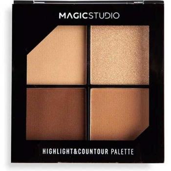 Magic Studio Highlight & Contour Palette - Paleta de Iluminador y Contorno 2.8g