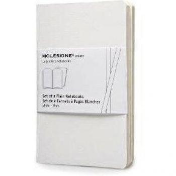 Moleskine Volant Pocket Plain Notebook - White