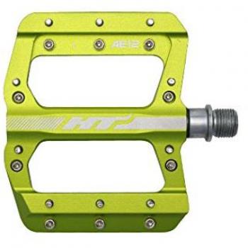 HT AE12 Pedales Planas BMX Kids Unisex, Apple Green