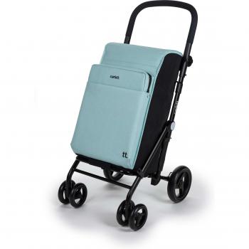 Carlett Carro de la compra plegable 4 ruedas con freno Urban Family