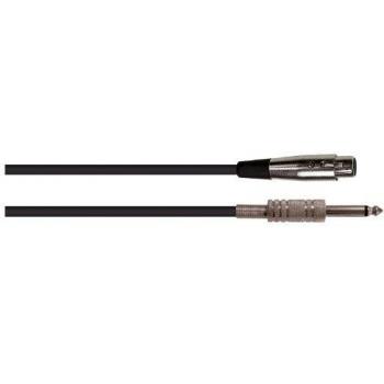 Soundlab XLR-Jack Mic Cable 6M, Black