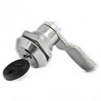 Nvent Hoffman ALL508 Chrome Cabinet Cylinder Lock with Keyed Security