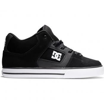 Zapatillas de deporte DC Shoes Pure Mid ADYS400082 - Color Black-White BKW, diseño moderno, estilo urbano, altura media del tobillo, suela de goma para mayor tracción y comodidad