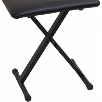 Casio ARBENCH X-Style Adjustable Padded Folding Keyboard Bench, Black