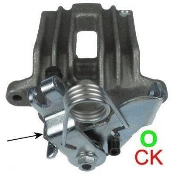 Pinza de freno Hella 8AC 355 383-681, Eje trasero, derecha para Audi A4 y Seat Exeo