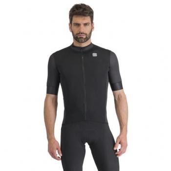Maillot de Ciclismo Sportful SRK para Hombre - Manga Corta, Talla S, Color Negro