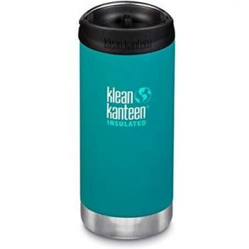Klean Kanteen Botella TKWide 12oz, Adultos Unisex, Turquesa, 76,2 x 76,2 x 184,15mm