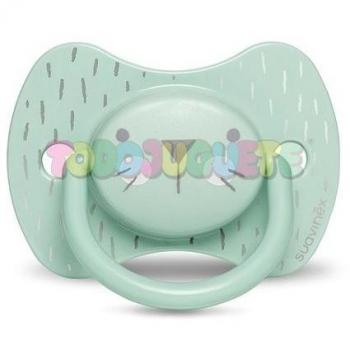 Chupete Suavinex Premium Silicona +18M Conejo Gris