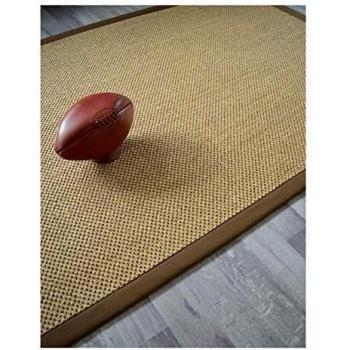 Alfombra de sisal Kidara trenzada marrón 200 x 290 cm