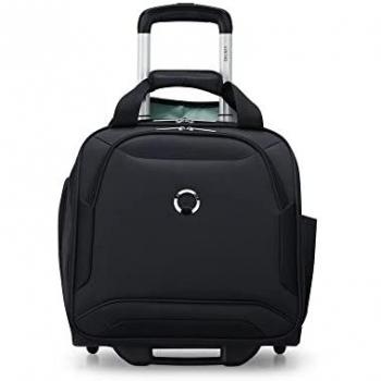 Maleta Delsey Paris Sky Max 2.0 30L negro, maleta de cabina blanda, capacidad de 20.93 litros, color negro