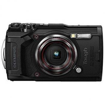 Olympus Tough TG-6 Cámara de Acción, 12 Megapíxeles, Estabilización de Imagen Digital, 4X Zoom de Gran Angular, Vídeo 4K, 120fps, Wi-Fi, Negro