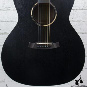 Tanglewood Blackbird TWBBOLH LH Acoustic Electric Guitar, Smokestack Black Satin