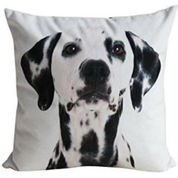 Dehang - 45*45 Funda para Cojín Almohada Decorativa Veludillo con cremallera - Diseño de Perro