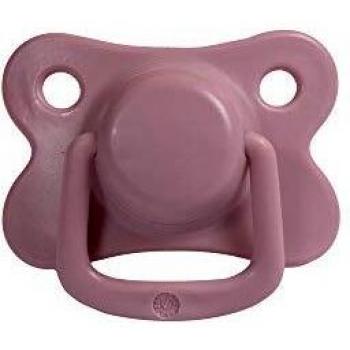 Filibabba® Juego de 2 chupetes para bebé de silicona en bonitos colores mate, chupete apto para la mandíbula, diseño danés, 2 unidades con caja para chupetes