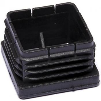 Brinox B75705N Contera Interior Cuadrada, Negro, 50 x 50 mm, Set de 50 Piezas