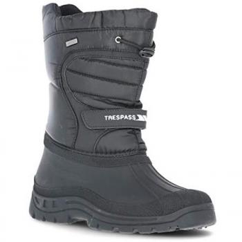 Botas de Nieve Unisex Trespass Dodo - Negras - Talla 7