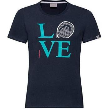 Head Love T-Shirt Camiseta, niña, Azul Oscuro, Double Extra Large