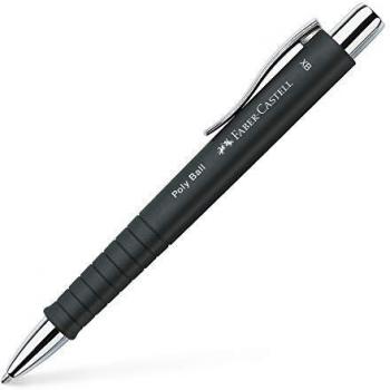 Bolígrafo Faber-Castell Poly Ball XB Negro.