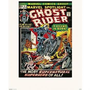 Grupo Erik Lámina Decorativa Ghost Rider 5, Marvel, 30 x 40 cm