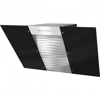 Miele DA 6096 W Obsidian Black Wall-Mounted Cooker Hood, 90 cm, CleanCover