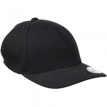 Flexfit Double Jersey Athletic Cap - Black Unisex Fitted Hat