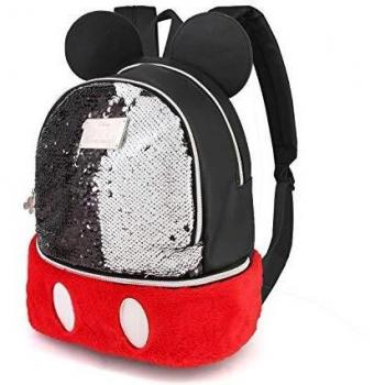 KARACTERMANIA Mickey Mouse Sequin-Mochila Bouquet, Multicolor