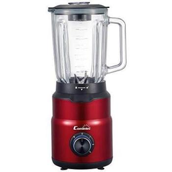Batidora de Vaso Comelec BL7150, 800W, Jarra de Cristal 1.5L, Color Rojo con Luz LED