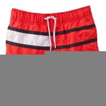 Tommy Hilfiger Flag Swimshort - Pantalones para niño, color rojo